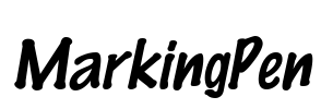 MarkingPen Font Image