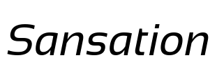 Sansation Font Image