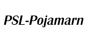 PSL-Pojamarn Font Image