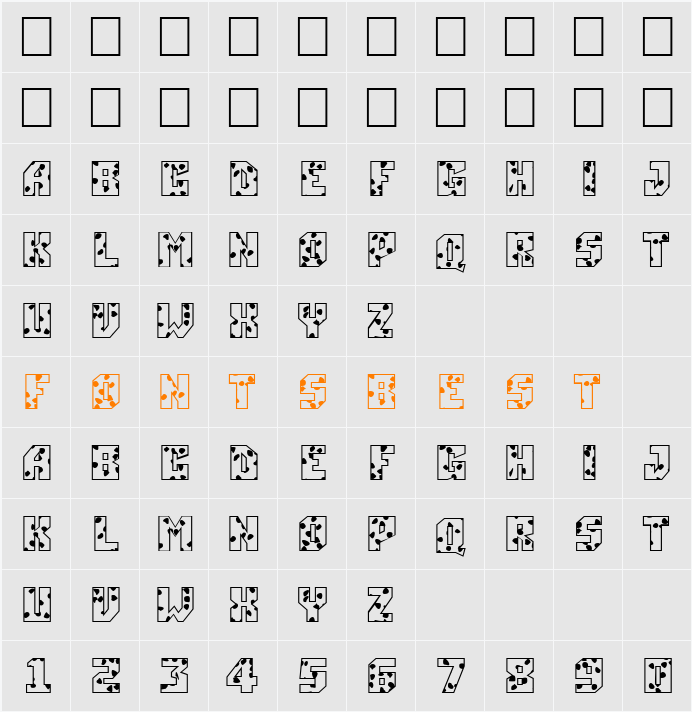 a_SimplerSpot Character Map