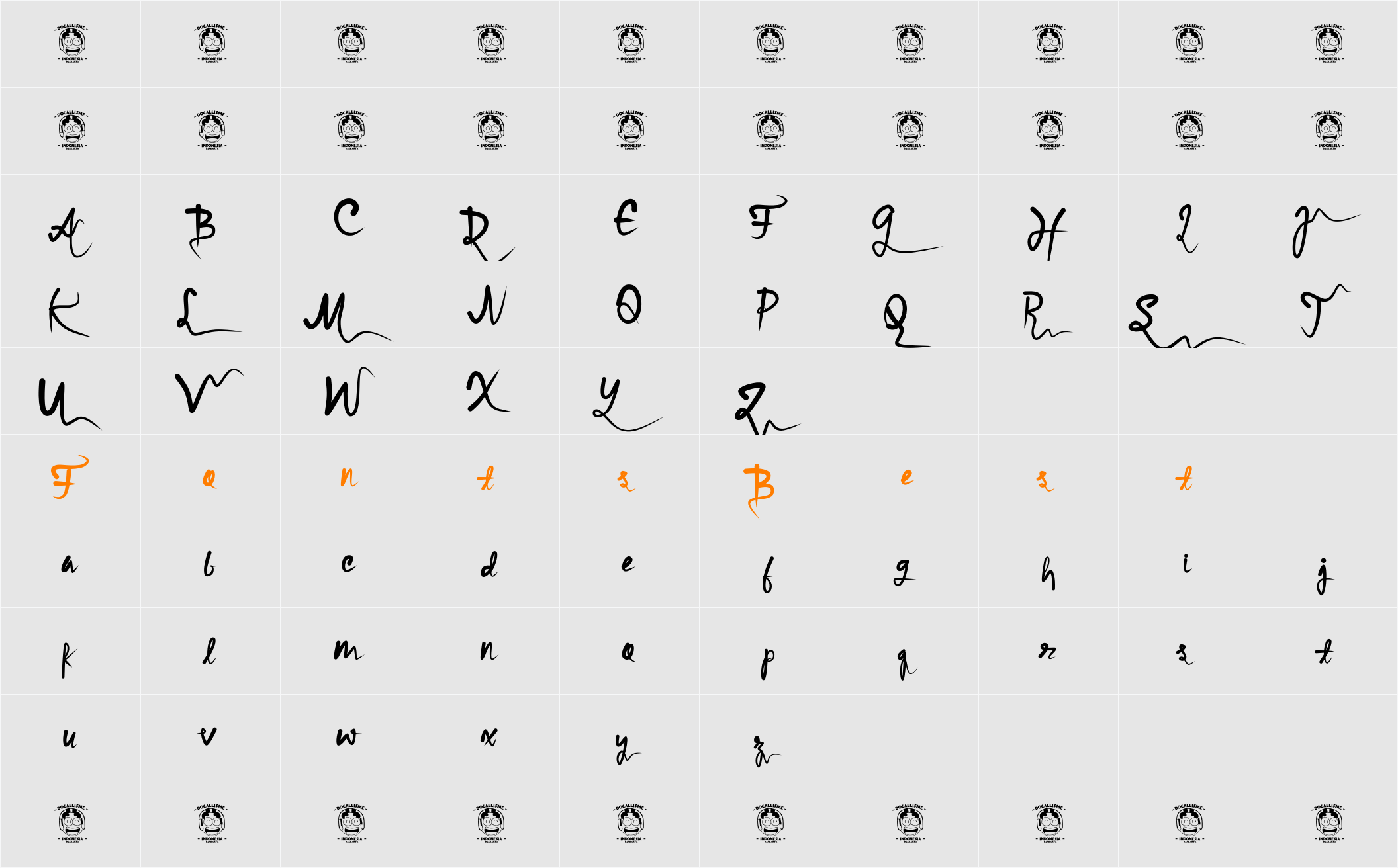 Syrial Mursa Character Map