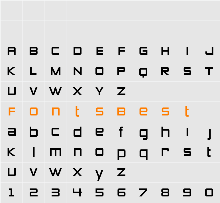 Zero Twos Character Map