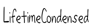 LifetimeCondensed
