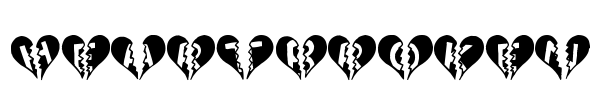 Heartbroken Font Image