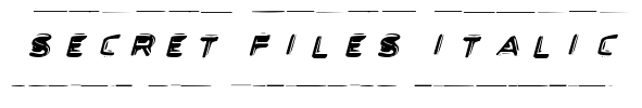 Secret Files Italic
