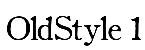 OldStyle 1