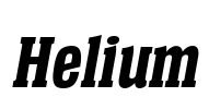 Helium Font Image
