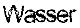 Wasser Font Image