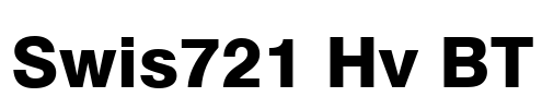 Swis721 Hv BT Font Image