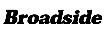 Broadside Font Image