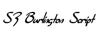 SF Burlington Script Font Image