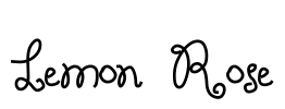 Lemon Rose Font Image