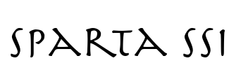 Sparta SSi Font Image