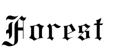 Forest Font Image