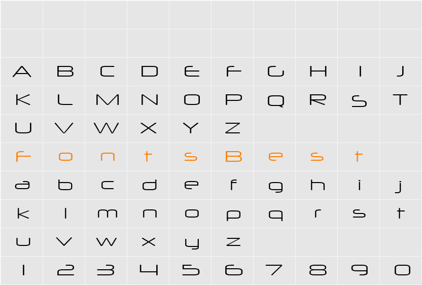 Neuropol X Xp Lite Character Map