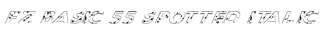 FZ BASIC 55 SPOTTED ITALIC