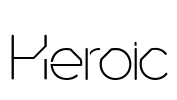 Heroic Font Image