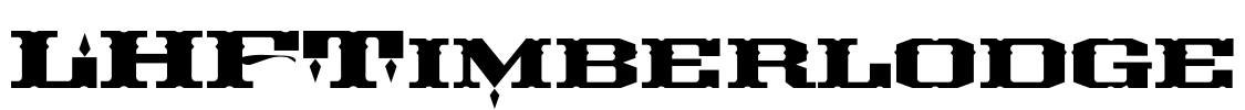 LHFTimberlodge Font Image