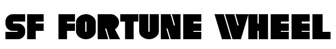 SF Fortune Wheel Font Image