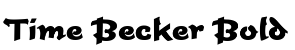 Time Becker Bold