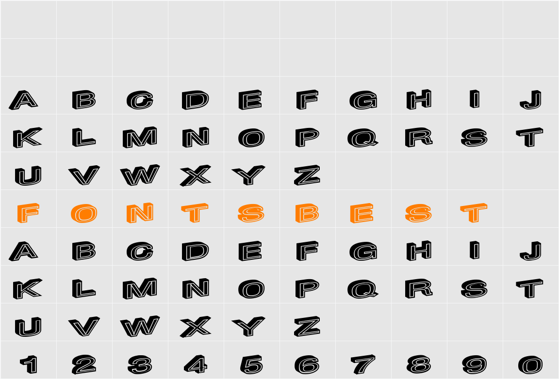 MakeImpact Character Map