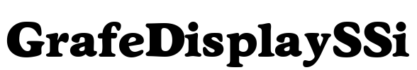 GrafeDisplaySSi Font Image