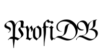 ProfiDB Font Image