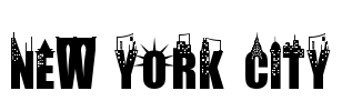 New York City Font Image