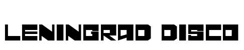 Leningrad Disco Font Image