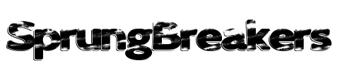 SprungBreakers Font Image