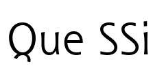 Que SSi Font Image