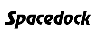 Spacedock Font Image