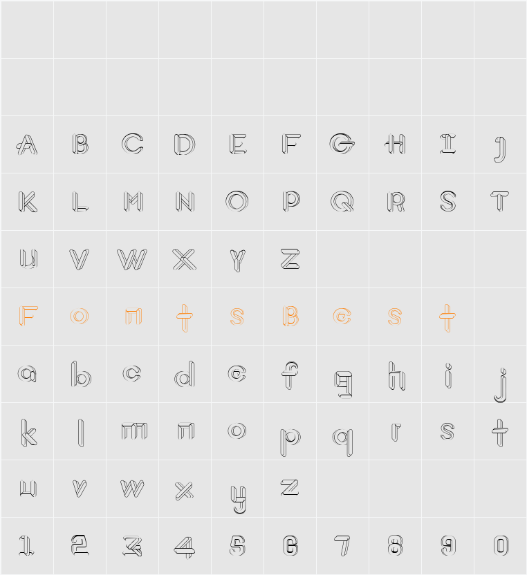 JohanVaaler Character Map