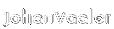 JohanVaaler Font Image