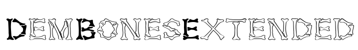 DemBonesExtended Font Image