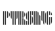 Pyrsing Font Image