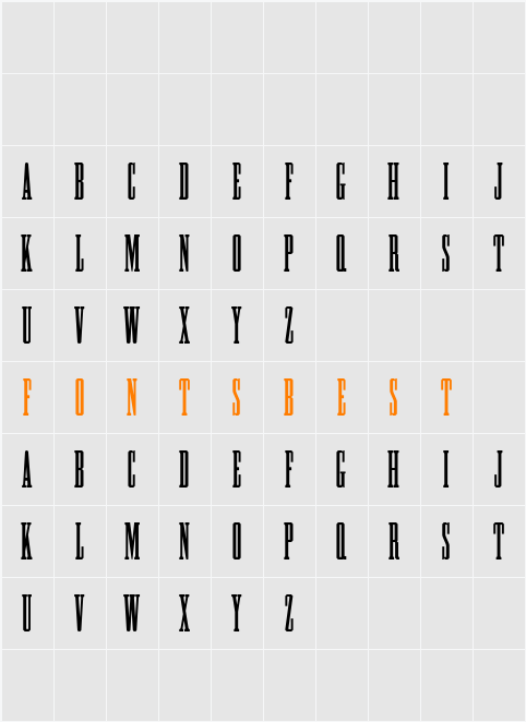 HFF Greek ExCon Character Map