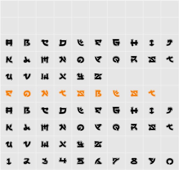 Yama Moto Academy Character Map