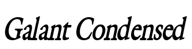Galant Condensed