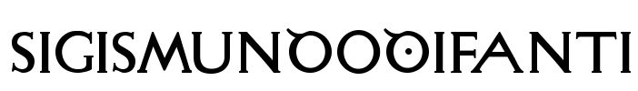 SigismundoDiFanti Font Image