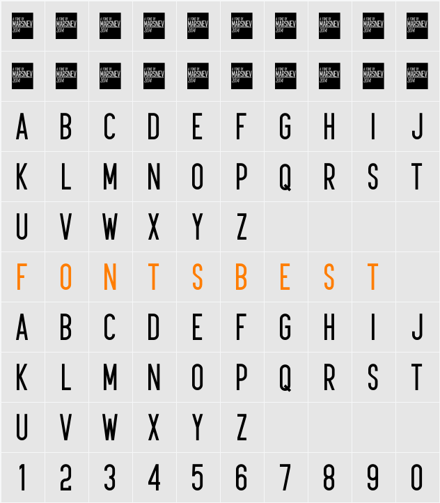 Kudajets Character Map
