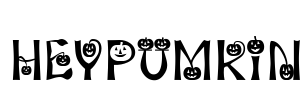 HeyPumkin Font Image