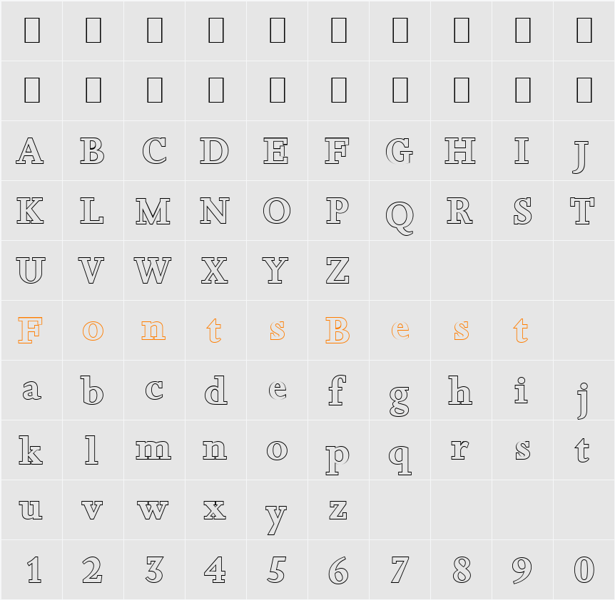 JessicaBeckerOutline Character Map