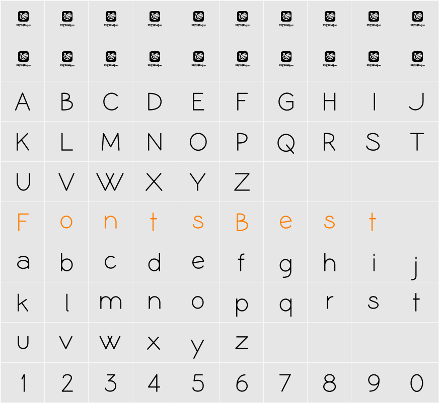 Coamei Character Map