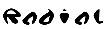 Radial Font Image