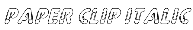 Paper Clip Italic