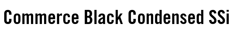 Commerce Black Condensed SSi