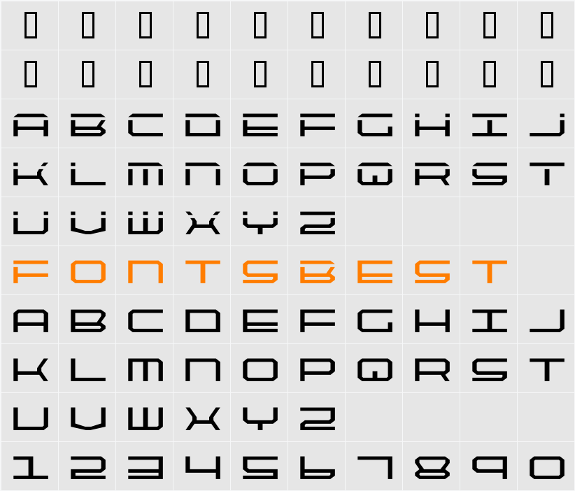 QuickTech Character Map