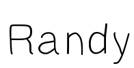 Randy Font Image