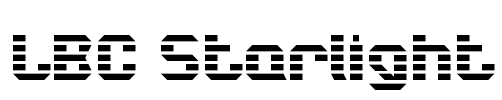 LBC Starlight Font Image